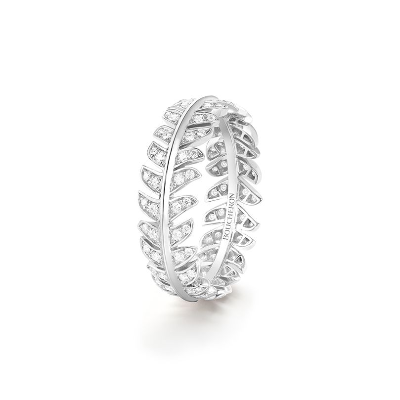 Plume De Paon Ring White Gold Other Boucheron