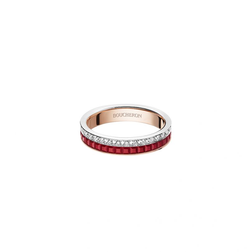 First product packshot Bague Quatre Red Edition