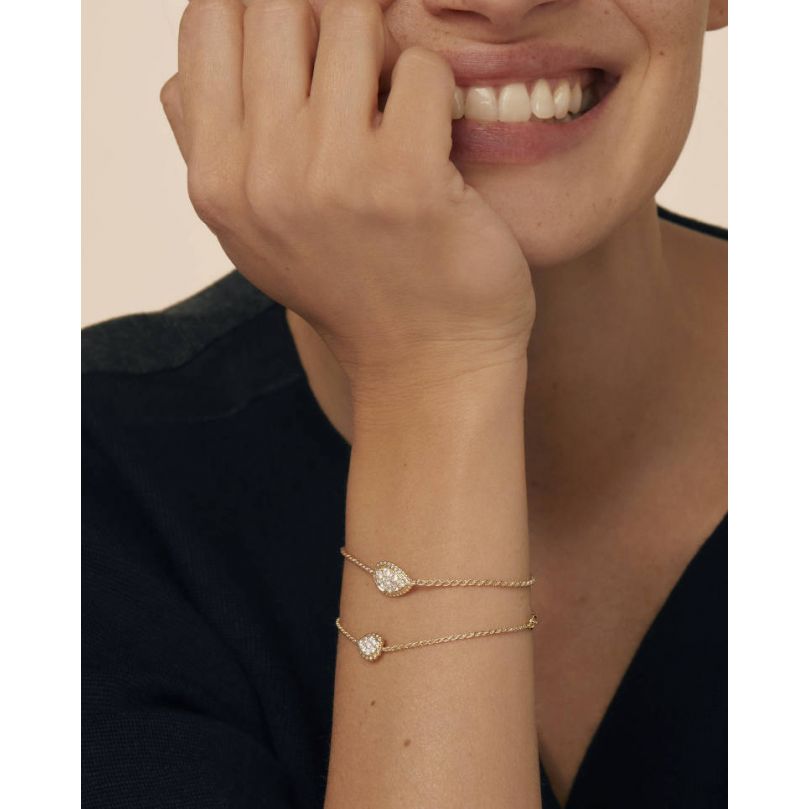 Bracelet S Motif Yellow Gold 