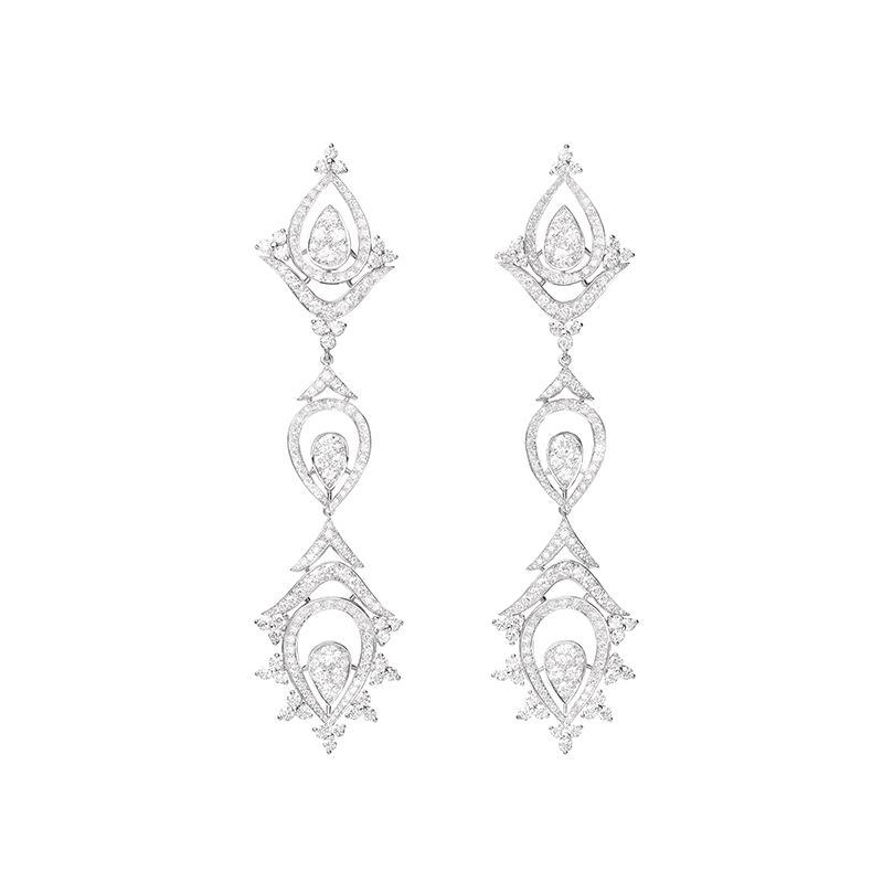 Mehndi Pendant earrings White Gold | Jewelry | Boucheron