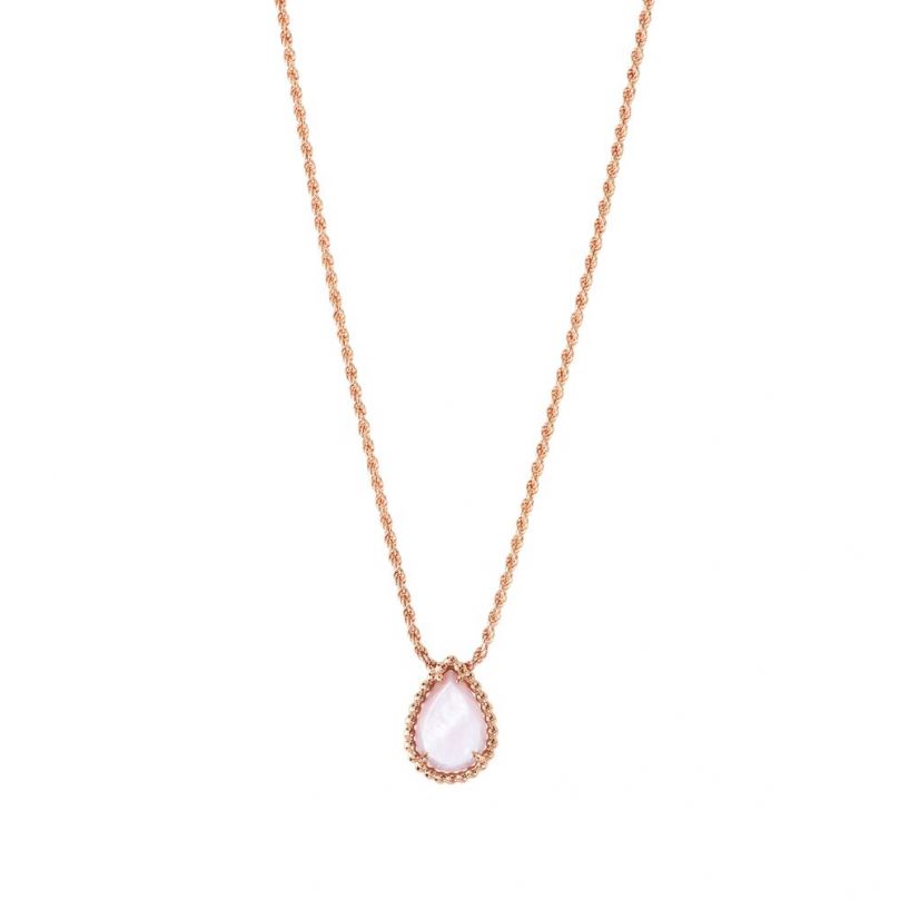 Serpent boheme pendant s motif pink 