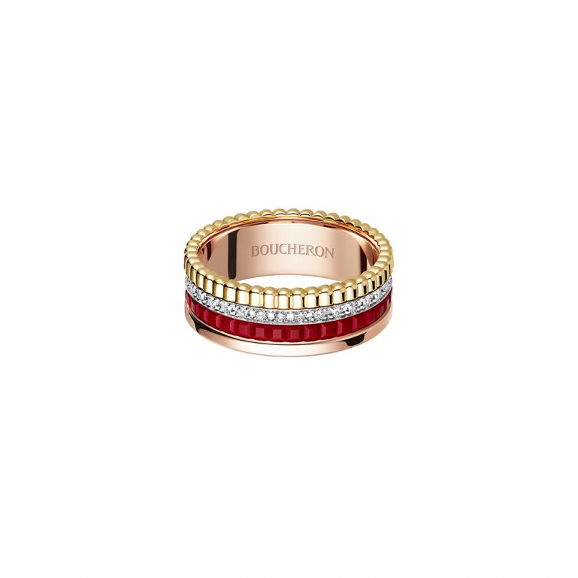 First product packshot Quatre Red Edition Small Ring