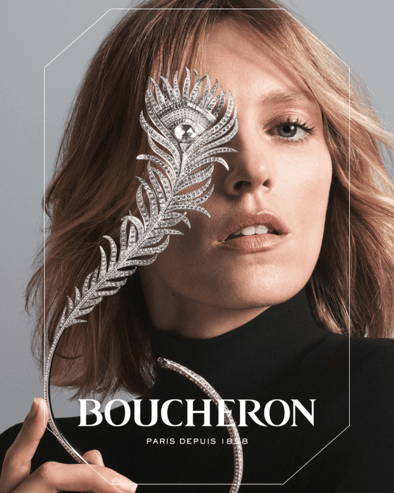 Boucheron's Question Mark Necklace - campaign image